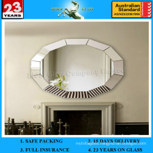 1.5-6mm Vinyl Backed Safety Mirror with AS/NZS 2208 Decorative Modern Wall Mirror